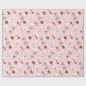 Gelukkige Pasen Golden Retriever Honden Cadeaupapier (Vlak)