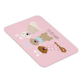 Gelukkige Pasen Golden Retriever Honden Magneet (Rechterzijde)