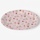 Gelukkige Pasen Golden Retriever Honden Papieren Bordje (Gekanteld)