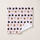 Gelukkige Pasen Goldendoodle Honden Bad Handdoek (Wasdoekje)