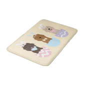 Gelukkige Pasen Goldendoodle Honden Badmat (Gekanteld)