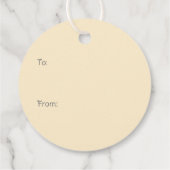 Gelukkige Pasen Goldendoodle Honden Bedankjes Labels (Achterkant)