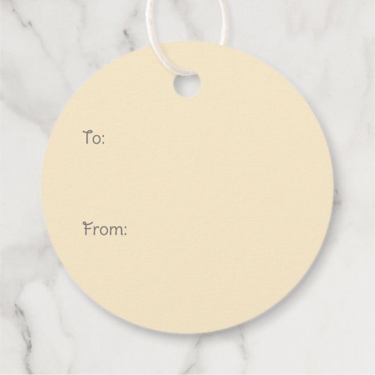 Gelukkige Pasen Goldendoodle Honden Bedankjes Labels (Achterkant)