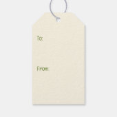 Gelukkige Pasen Goldendoodle Honden Cadeaulabel (Achterkant)