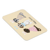 Gelukkige Pasen Grote Deen Honden Magneet (Rechterzijde)