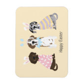 Gelukkige Pasen Grote Deen Honden Magneet (Verticaal)