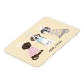 Gelukkige Pasen Grote Deen Honden Magneet (Linkerzijde)