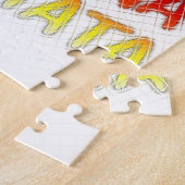 Gelukkige Pasen: Hakuna Matata Text Art Design Legpuzzel (Zijkant)