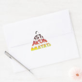 Gelukkige Pasen: Hakuna Matata Text Art Design Sticker (Envelop)