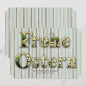 Gelukkige Pasen in Duitse Kaart (Voorkant / Achterkant)