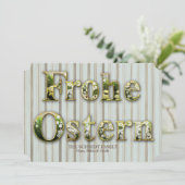 Gelukkige Pasen in Duitse Kaart (Staand voorkant)