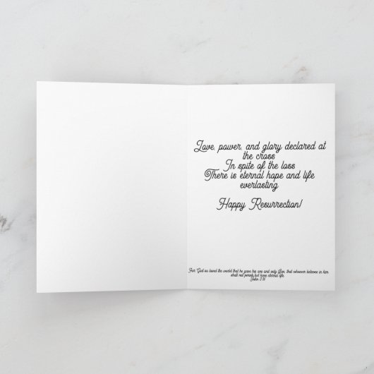 Gelukkige Pasen Kaart (Binnen)