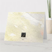 GELUKKIGE PASEN KAART (Achterkant)