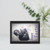 Gelukkige Pasen - Kat - Briefkaart (Staand voorkant)
