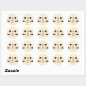 Gelukkige Pasen Labrador Retriever Honden Ronde Sticker (Vel)