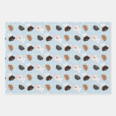 Gelukkige Pasen Maltipoo Honden Inpakpapier Vel (Voorkant)