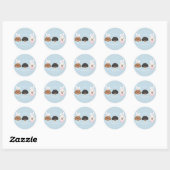 Gelukkige Pasen Maltipoo Honden Ronde Sticker (Vel)