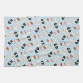 Gelukkige Pasen Maltipoo Honden Theedoek (Horizontaal)