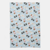 Gelukkige Pasen Maltipoo Honden Theedoek (Verticaal)