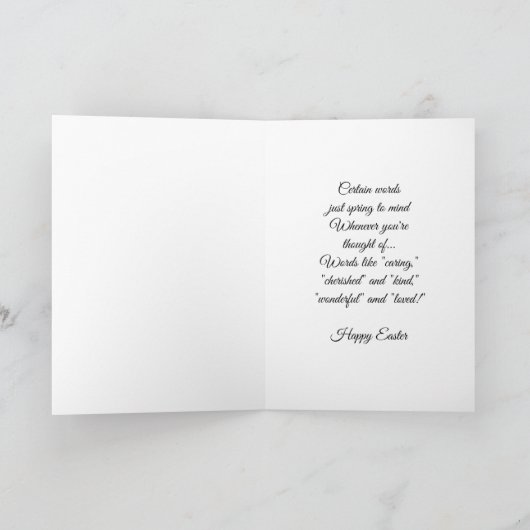 Gelukkige Pasen Mam Kaart - Rozen (Binnen)