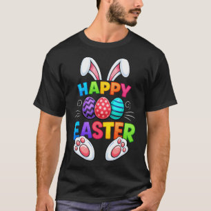 Gelukkige Pasen Meisjes Jongens Pasen T-shirts Gra