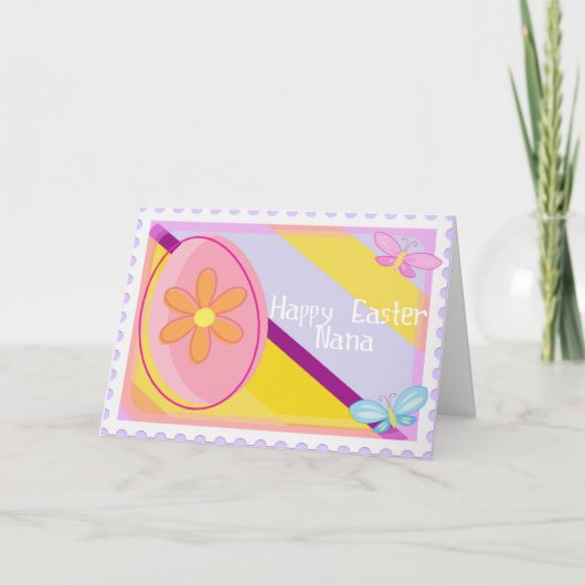 Gelukkige Pasen Nana Card Feestdagen Kaart (Voorkant)