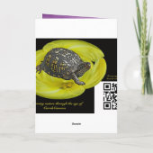 Gelukkige Pasen Narcissus dochter, schoonzoon Feestdagen Kaart (Achterkant)