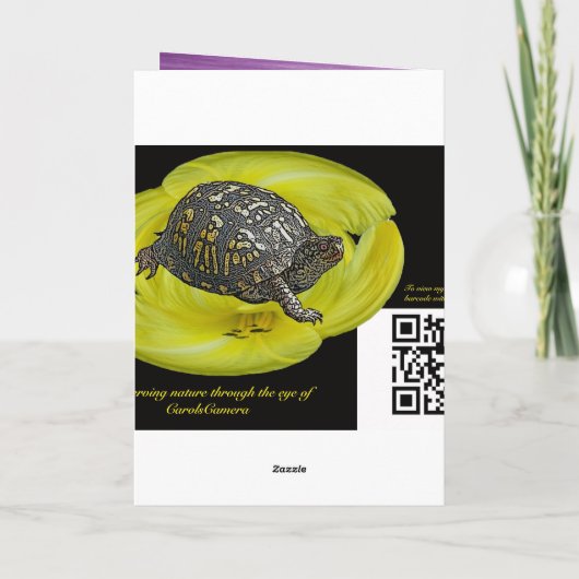 Gelukkige Pasen Narcissus dochter, schoonzoon Feestdagen Kaart (Achterkant)