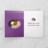 Gelukkige Pasen Narcissus dochter, schoonzoon Feestdagen Kaart (Binnen)