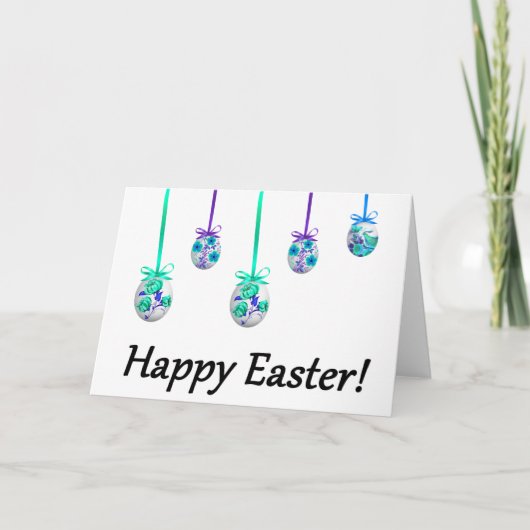 Gelukkige Pasen! (Oekraïens-Geïnspireerd) Kaart (Voorkant)