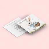 Gelukkige Pasen, paashaas lopen met eieren Kaart