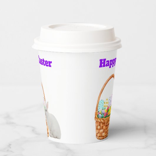 Gelukkige Pasen Papieren Beker (Links)