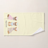 Gelukkige Pasen Pembroke Welsh Corgi Dogs Bad Handdoek (Handdoek)