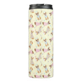 Gelukkige Pasen Pembroke Welsh Corgi Dogs Thermosbeker (Achterkant)