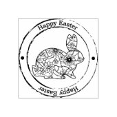 Gelukkige Pasen rubberen stempel (Afrduk)
