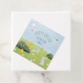 Gelukkige Pasen schattige waterverf Bedankjes Labels (In situ)