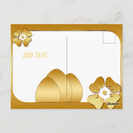 Gelukkige Pasen Schattigee Kaart (Achterkant)