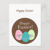 Gelukkige Pasen Schattigee Kaart (Voorkant)