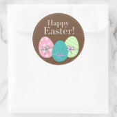 Gelukkige Pasen stickers of zegels (Tas)