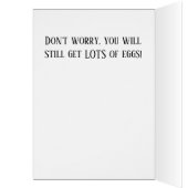 Gelukkige Pasen van Paasspin veel eieren (Binnen (Links))