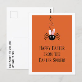 Gelukkige Pasen van Pasen Spin grappige Eieren Briefkaart