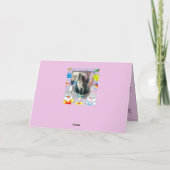 Gelukkige Pasen voor een kattenminnaar Feestdagen Kaart (Achterkant)