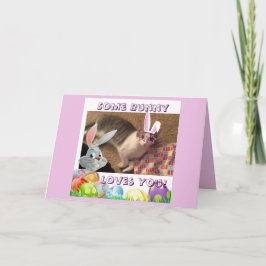 Gelukkige Pasen voor een kattenminnaar Feestdagen Kaart