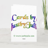 Gelukkige Pasen Vrouw Kaart - Daffodils (Achterkant)