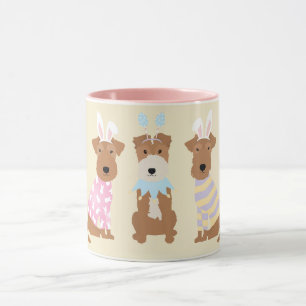 Gelukkige Pasen Welsh Terrier Honden Mok