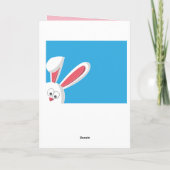 Gelukkige Pasen wenst wenskaart Feestdagen Kaart (Achterkant)