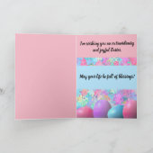 Gelukkige Pasen wenst wenskaart Feestdagen Kaart (Binnen)