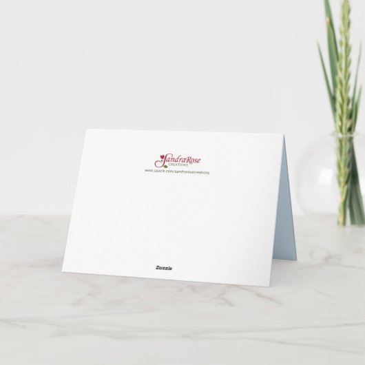 Gelukkige Pasen, Wildflowers Feestdagen Kaart (Achterkant)