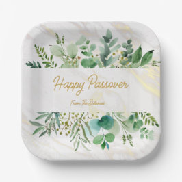 gelukkige passover gepersonaliseerde borden papieren bordje
