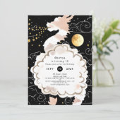 Gelukkige Pastel Dragon Verjaardag Kaart (Staand voorkant)